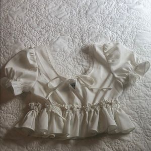 Princess Polly crop blouse